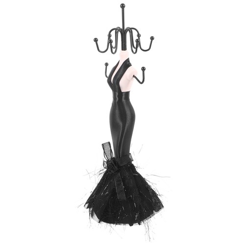 Halskette Ohrring Halter kleine Schaufensterpuppe Präsentationsständer Schmuck Aufhänger Schmuck Haken - Bild 5 von 12