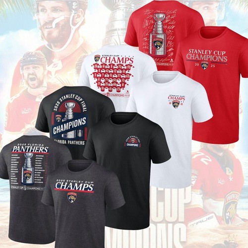 HOT - Florida Panthers 2025 Stan.ley Cup Champions Both Side All Design For Fans - Picture 1 of 7