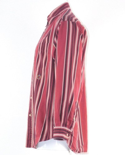 vtg Tommy Hilfiger crest l/s button front striped shirt mens sz M - Picture 3 of 6