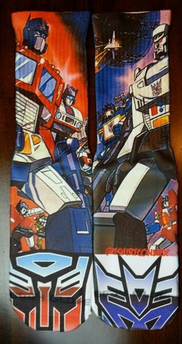 Custom The Transformers Dry Fit Socken Gamma Laney X XII Fighter - Bild 2 von 4