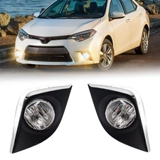 Fog Lights Assembly Compatible With Toyota Corolla/Altis L/LE/LE ECO 2014-2016