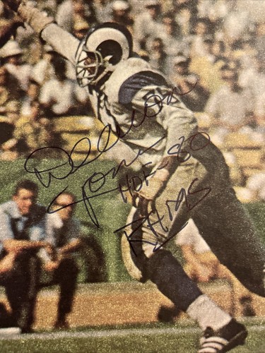 Deacon Jones Hall Of Fame NFL Legends Rams, Autogramm mit Echtheitszertifikat - Bild 4 von 12