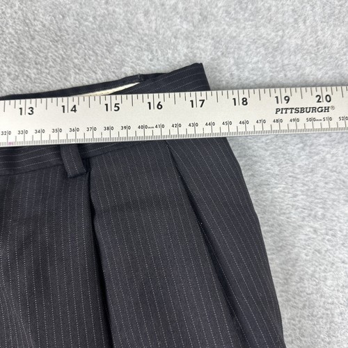 Tuta Daniel Cremieux Loro Piana 2 pezzi 42(44)R 34W tuta intera blu gessato USA - Foto 16 di 21