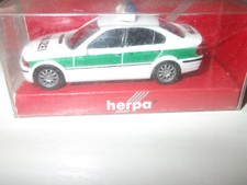 Herpa 044288  BMW 3 er Limousine Polizei  Grün - Weiß mit OVP 1:87