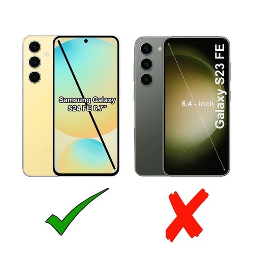 For Samsung Galaxy S24 FE 5G Phone Case Wallet Flip PU Leather Card Holder Cover - Picture 24 of 48
