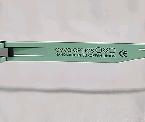 OVVO Optics 3009 Gaboon Ebony/ Seafoam Green Handmade Titanium Frames 52/18/135 - Picture 7 of 7