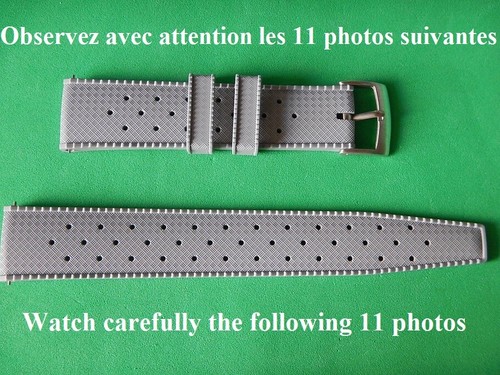 BRACELET STRAP INTERCHANGEABLE TYPE TROPIC IDÉAL COMPRESSOR PLONGÉE DIVER - Imagen 96 de 107