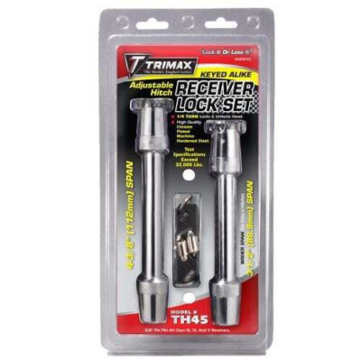Trimax TH45 TRIMAX Rapid Hitch Keyed Alike Lock Set T4 AND T5