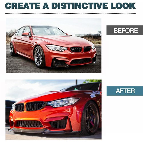 For BMW F80 M3 F82 F83 M4 2014-19 Real Carbon Front Bumper Lip Spoiler Body Kit - Picture 4 of 12