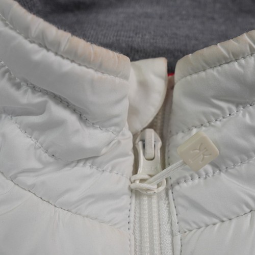 Krimson Klover Switchback Sweater Womens Large White Gray Zip Wool Blend Jacket - Bild 11 von 11