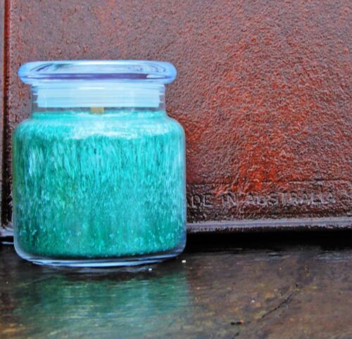 100hr FRESH CARAMEL POPCORN Scent Natural Wood Wick APOTHECARY GLASS JAR CANDLE - Picture 14 of 24