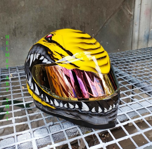 Custom Airbrushed Motorcycle Helmet - Picture 2 of 12