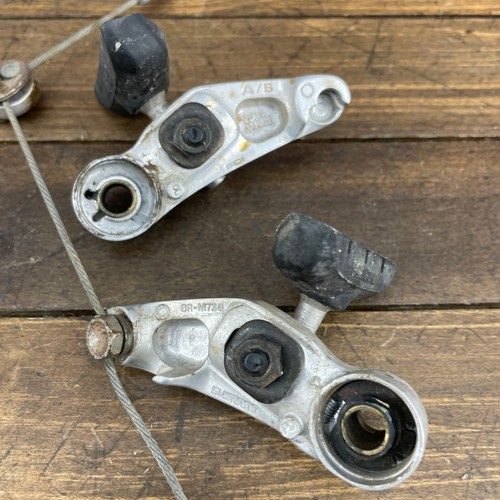 Vintage Shimano Deore XT Brake Caliper BR-M734 Cantilever MTB BMX Silver 1 Set - Picture 6 of 16