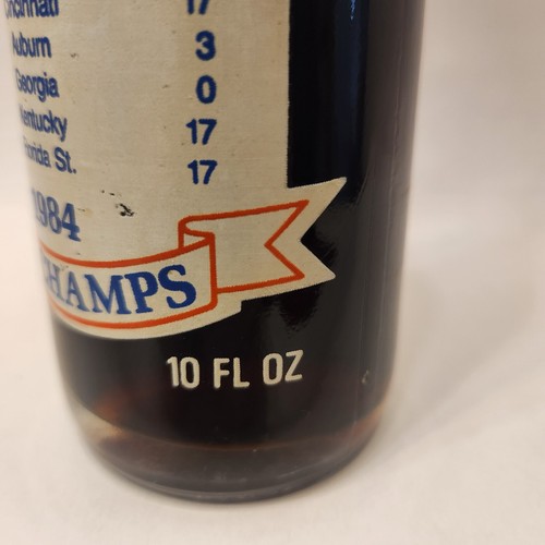 VINTAGE 1984 FLORIDA GATORS SEC CHAMPS COCA-COLA 10oz. BOTTLE SEALED FULL RARE - Picture 6 of 7