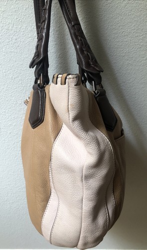 orYany Lyssie A252525 Soft Pebbled Leather Color Block Tote - Picture 3 of 9