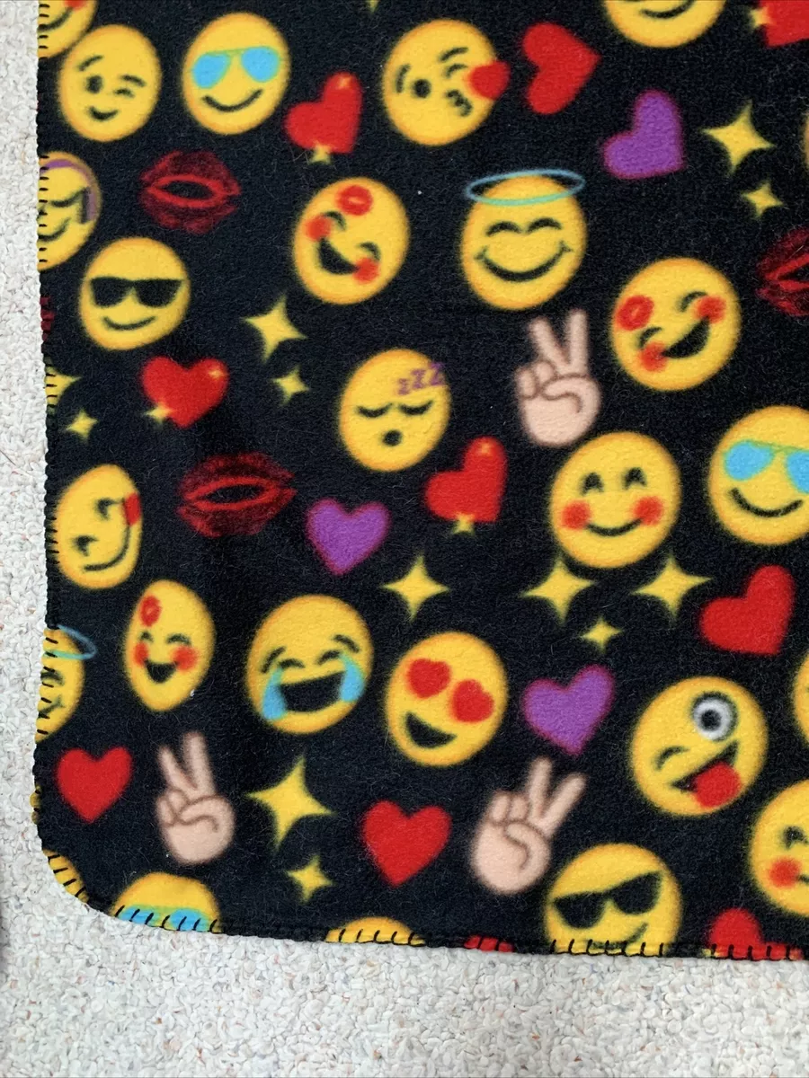 Personalized Happy Tears Emoji Blanket – Designs by Chad & Jake