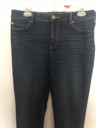 Simply Vera Vera Wang 5 Pocket Medium Wash Denim Skinny Jean Size 14 - Picture 3 of 9
