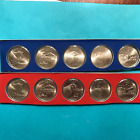 2007 P&D State Quarters Set 10 Coins Mint Page Free Ship