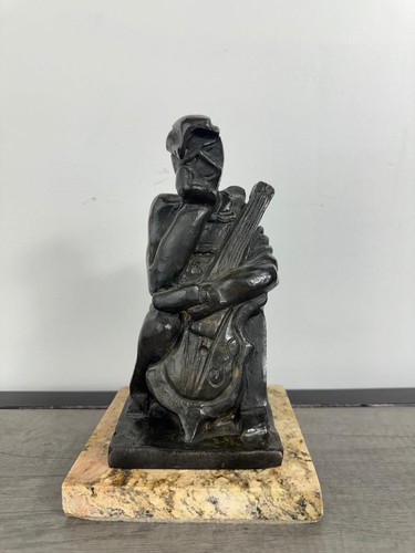 OSSIP ZADKINE BRONZE SKULPTUR " LE COMPOSITEUR " SIGNIERT UND NUMMERIERT - Bild 1 von 6