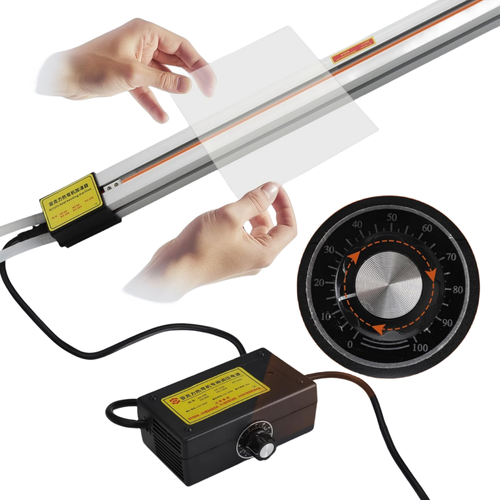 Curvatrice manuale a strisce acriliche 12" riscaldatore scatola luminosa PVC plexiglass piegatrice - Foto 3 di 15