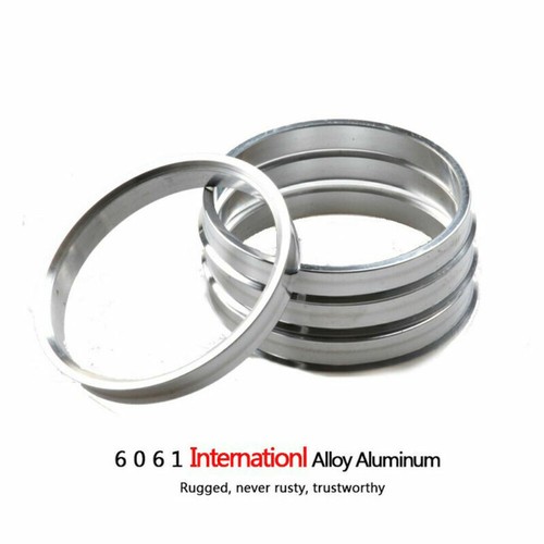 4Pcs Customized Alloy Centric Spigot Wheel Spacer Hub Rings 63.4mmID to 67.1mmOD - Bild 2 von 12
