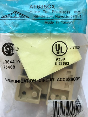 Allen Tel Surface Mount Non-Keyed Voice Connecting Block-T1 AT635CX - Picture 2 of 4