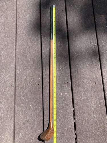 Vintage Child Kid Golf Club Wood Driver MINATURE Office Home Lodge Cabin Décor  - Picture 3 of 11