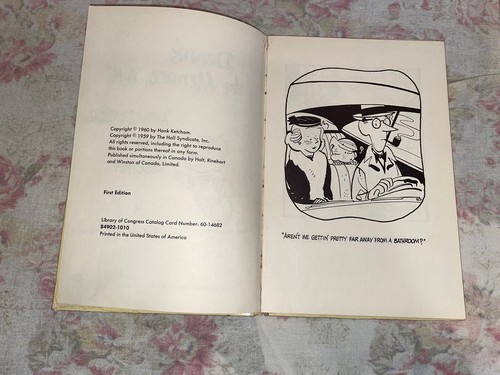 Set Of Two Dennis The Menace Books 1955-1960 First Editions - Picture 3 of 9