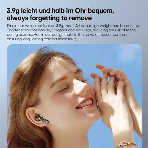 Wireless Bluetooth Kopfhörer Stereo Kabellos Headset Ohrhörer Mikrofon für Handy - Bild 14 von 21