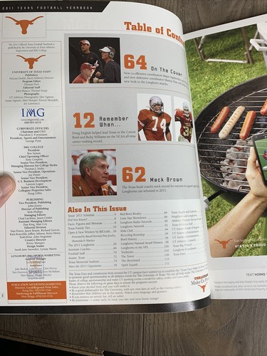 2011 Official Texas Football Yearbook UT Longhorns - A Fresh Start - Picture 9 of 9