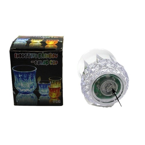 2 LED Party Tumblers Light up Glasses Cups Fun Light Up Drinking Disco Night - Picture 8 of 14