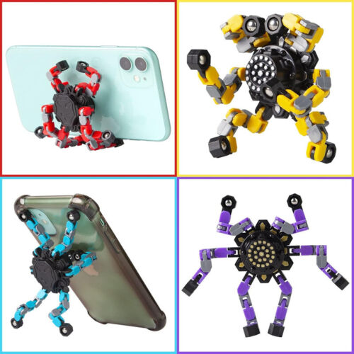 Transformable Fidget Spinners 4 Pcs for Kids Adults Stress Relief Sensory Gifts - Picture 3 of 4
