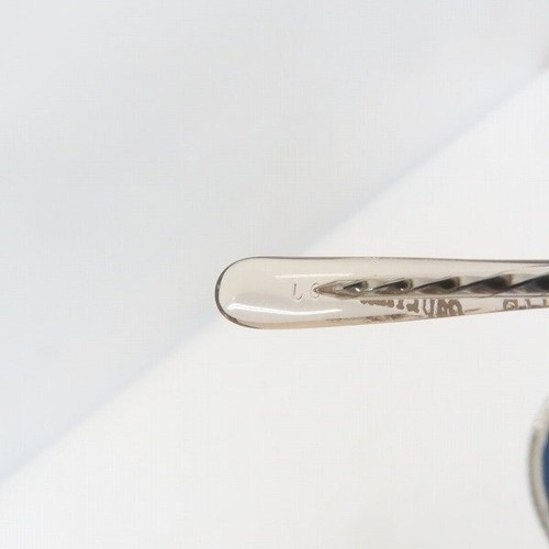 Jean Paul Gaultier 56-0176 JPG 90's Silver Frame Blue Lenses Sunglasses RARE! - Picture 3 of 10