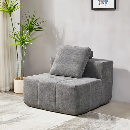 Free Combination Sofa DIY Sofa Chaise Lounge Recamier Modular Sofa I-shaped Sofa - Picture 4 of 7