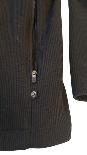 Mondetta Outdoor Project Activewear Jacket Mens M Medium Waffle Black Full Zip - Picture 3 of 12