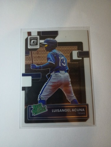 2022 Donruss Optic Luisangel Acuna Rated Prospect #RP-9 Texas Rangers Baseball