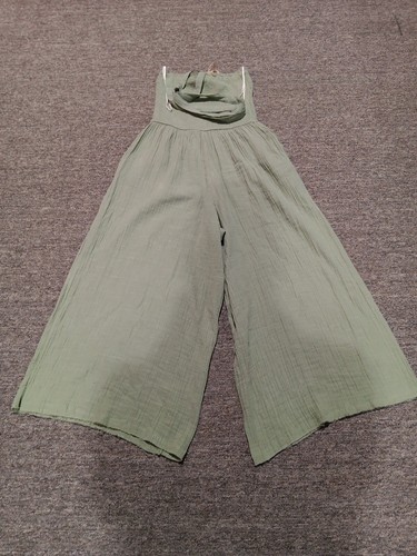 NWT TRUE CRAFT WOMEN'S JUMPSUIT SOUTHERN ROADTRIP 3 OLIVE GREEN NWT $54 MSRP - Picture 7 of 16