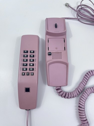 Vintage Pink Phone Vaxa 1000 Swedish design Rare Home / Ground Line Retro - Picture 3 of 11