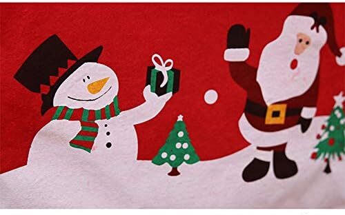 Christmas Santa Claus Snowman Red Hat Chair Covers Slipcovers for Dinner Table - Picture 6 of 24