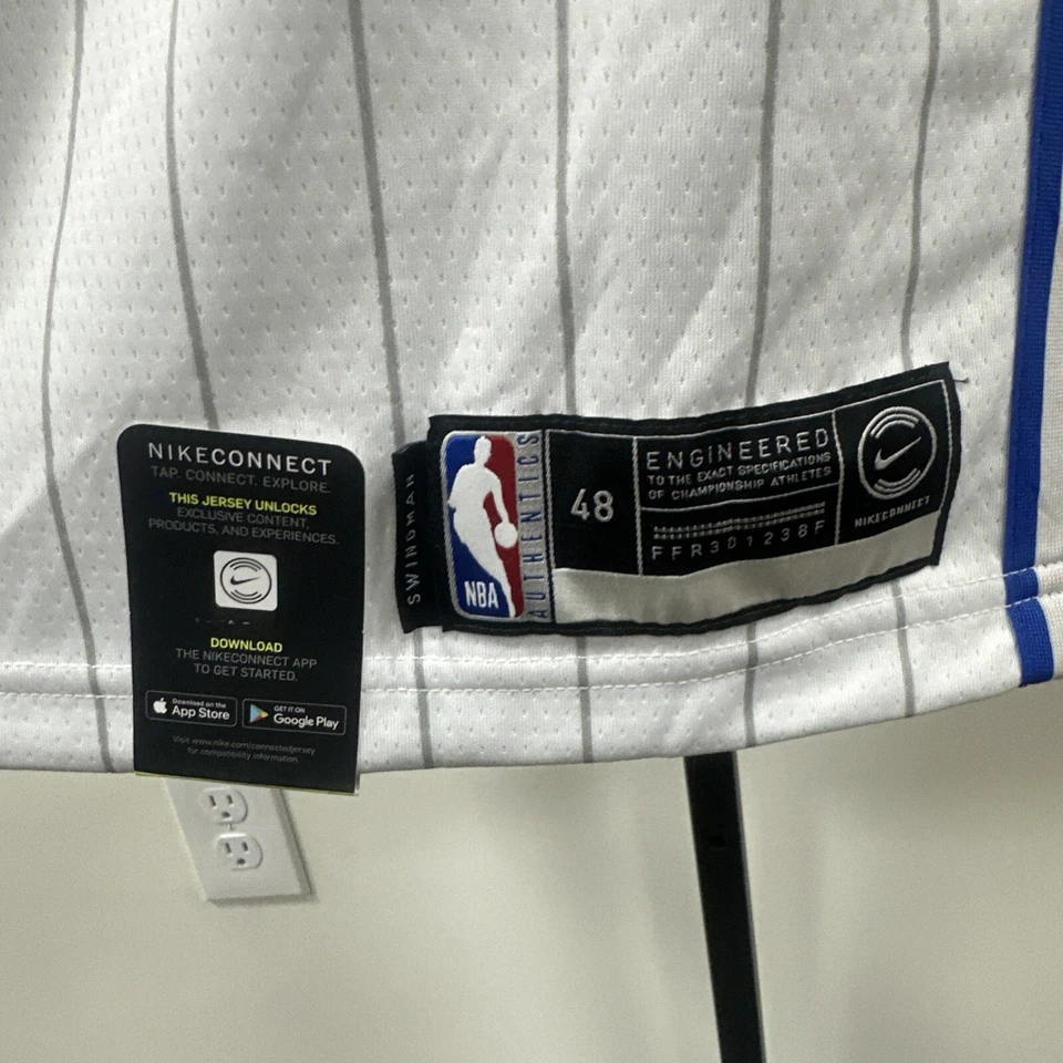 Orlando Magic Nike Jersey #00 Gordon Size 48-L White with Pan Strip Swingman - Image 3 of 4