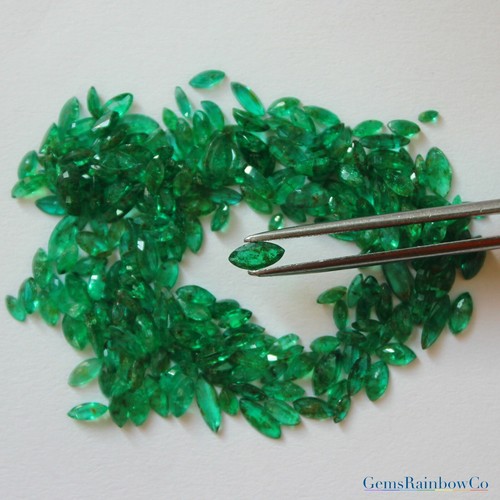 Natural Emerald Multiple Shape And Size Green Faceted Loose Gemstones, #542. - Picture 4 of 31