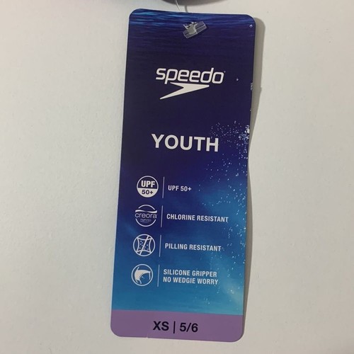 Speedo Girls Racerback Sport br Splice One Piece Swimsuit, size XS 5/6 - Picture 8 of 13