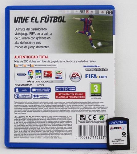 FIFA 15 LEGACY EDITION - PSVITA PS VITA PSP PLAYSTATION PAL ESPAÑA - SOCCER 2015 - Bild 2 von 2