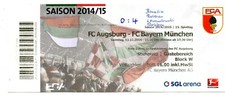 Ticket BL FC Augsburg - Bayern München 2014/15