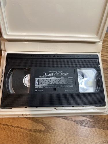 Beauty And The Beast Black Diamond VHS Walt Disney Tape Vintage Movie - Foto 4 di 8