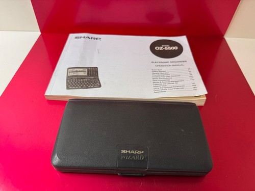 Organizador Electrónico Personal Sharp Wizard OZ-5500 De Colección 256KB - Probado Funciona