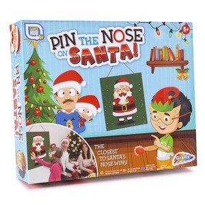 Pin the Nose on Snowman Christmas Party Game Stocking Filler Boy Girl 8 Player