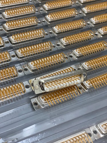 X100 pz - Connettore PCB D-sub donna 25 pin angolo retto senza montaggio - Foto 5 di 7
