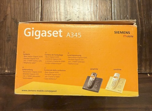 Siemens Gigaset A345 Słuchawka A34 Przenośna brytyjska sekretarka Rubin - Zdjęcie 7 z 8