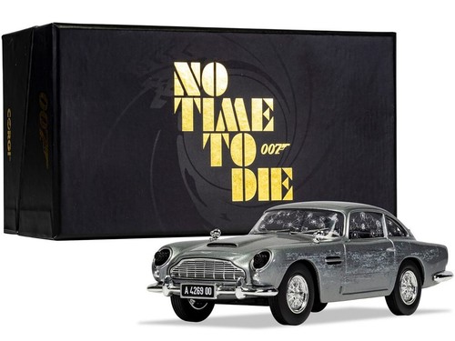 1/36 Aston Martin DB5 Silver Damaged James Bond 007 Diecast Car By Corgi CC04314 - Picture 1 of 5